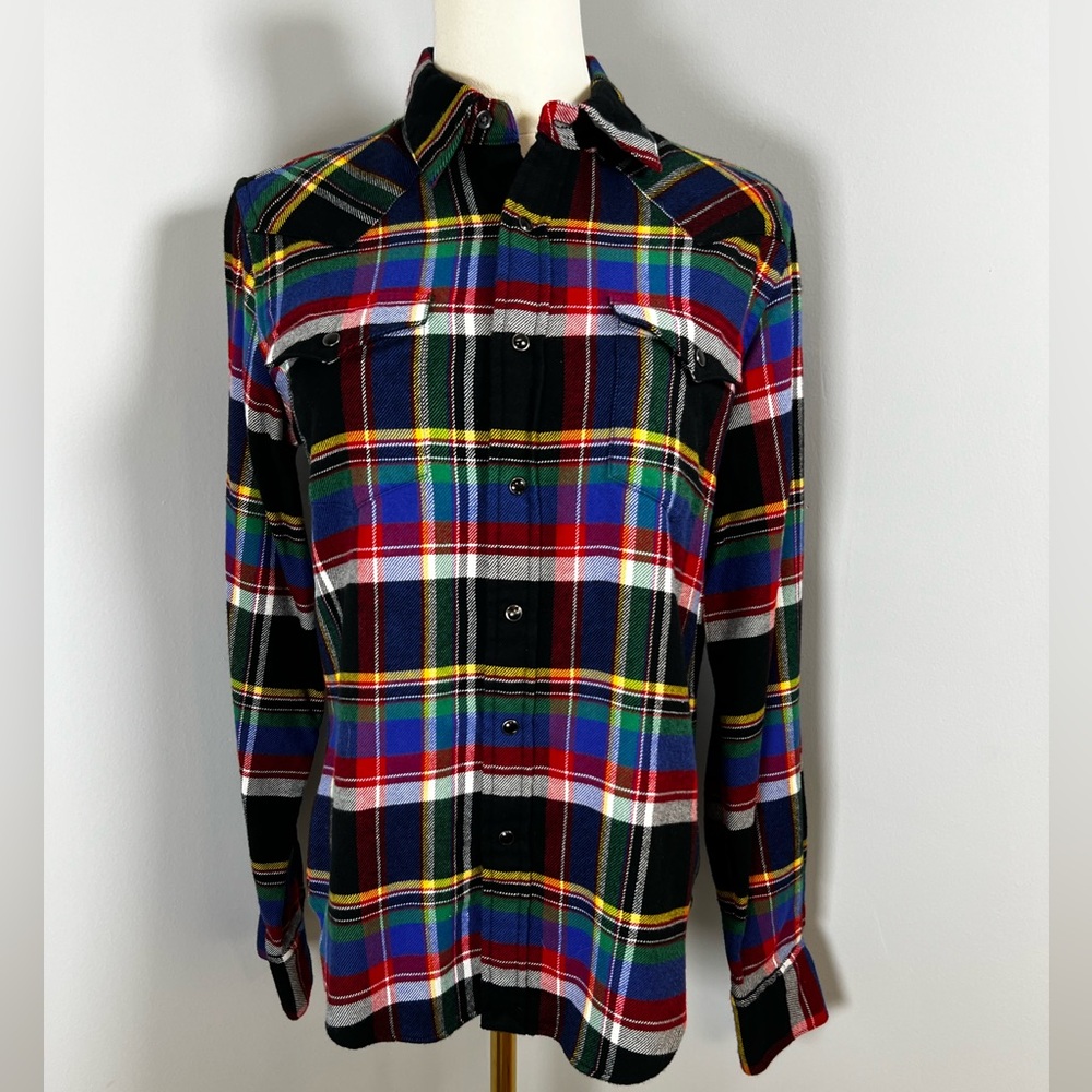 Ralph Lauren Western Style Button Down Flannel